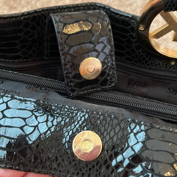 Michael Kors Shiny Snakeskin Purse - Picture 10 of 10